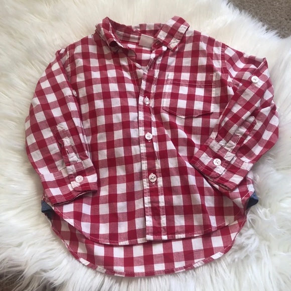 baby boy checkered shirt